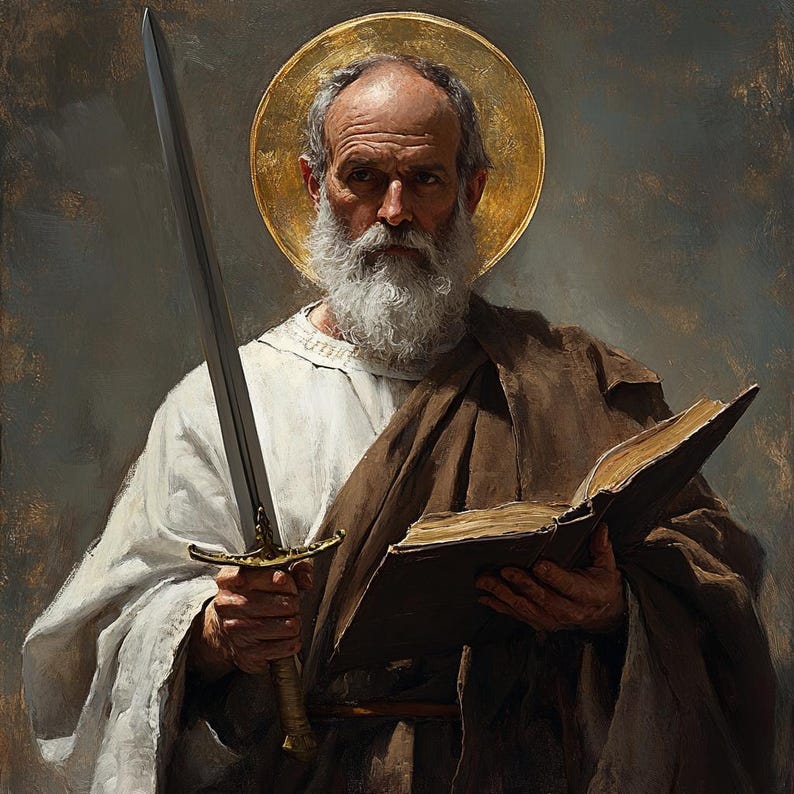 Saint Paul the Apostle – Catholic Art Printable | 4K Digital Download ...