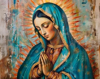 Unsere Liebe Frau Von Guadalupe | High-Definition-Sofortdownload | Christlich-Katholisches Kunstwerk