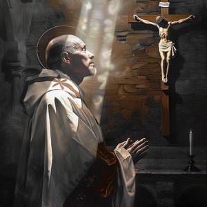 Saint John Of The Cross - Catholic Art | Digital Product Instant Download