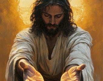 Jesus Follow Me – Catholic Digital Art | Christian Wall Decor | 4K Printable | Instant Download