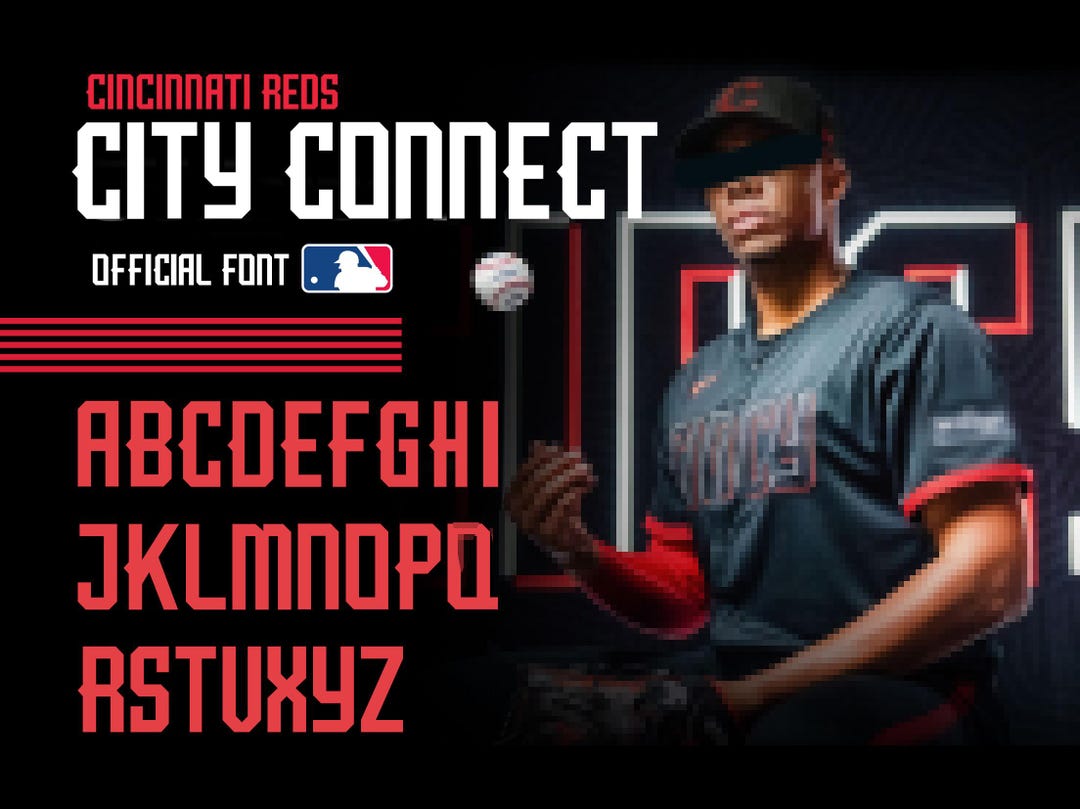 Typography, Cincy, Cincinnati 2023, Mlb, Baseball, Baseball, .ttf, .otf