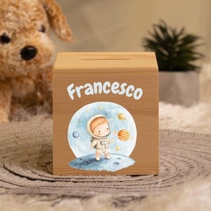 Alcancía Baby Job – Alcancía de madera, alcancía, caja de dinero | Alcancías de madera, alcancía personalizada | Regalos para niños, regalos de cumpleaños
