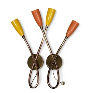 Sputnik, bag wall lamps, 1950s