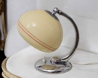 Bardzo rzadka lampa stołowa/nocna w stylu art déco, Wiedeń, lata 20. XX wieku
