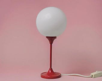 Bardzo rzadka lampa stołowa z epoki kosmicznej, lata 60. XX wieku