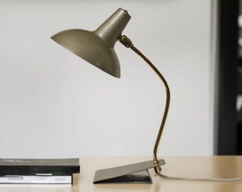 Niezwykle rzadka lampa biurkowa / stołowa, połowa XX wieku