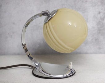 Lampa stołowa/nocna w stylu art déco, lata 30. XX wieku
