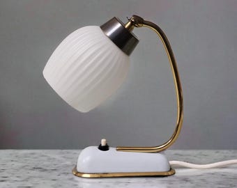 Lampka nocna w stylu mid-century modern, lata 50. XX wieku