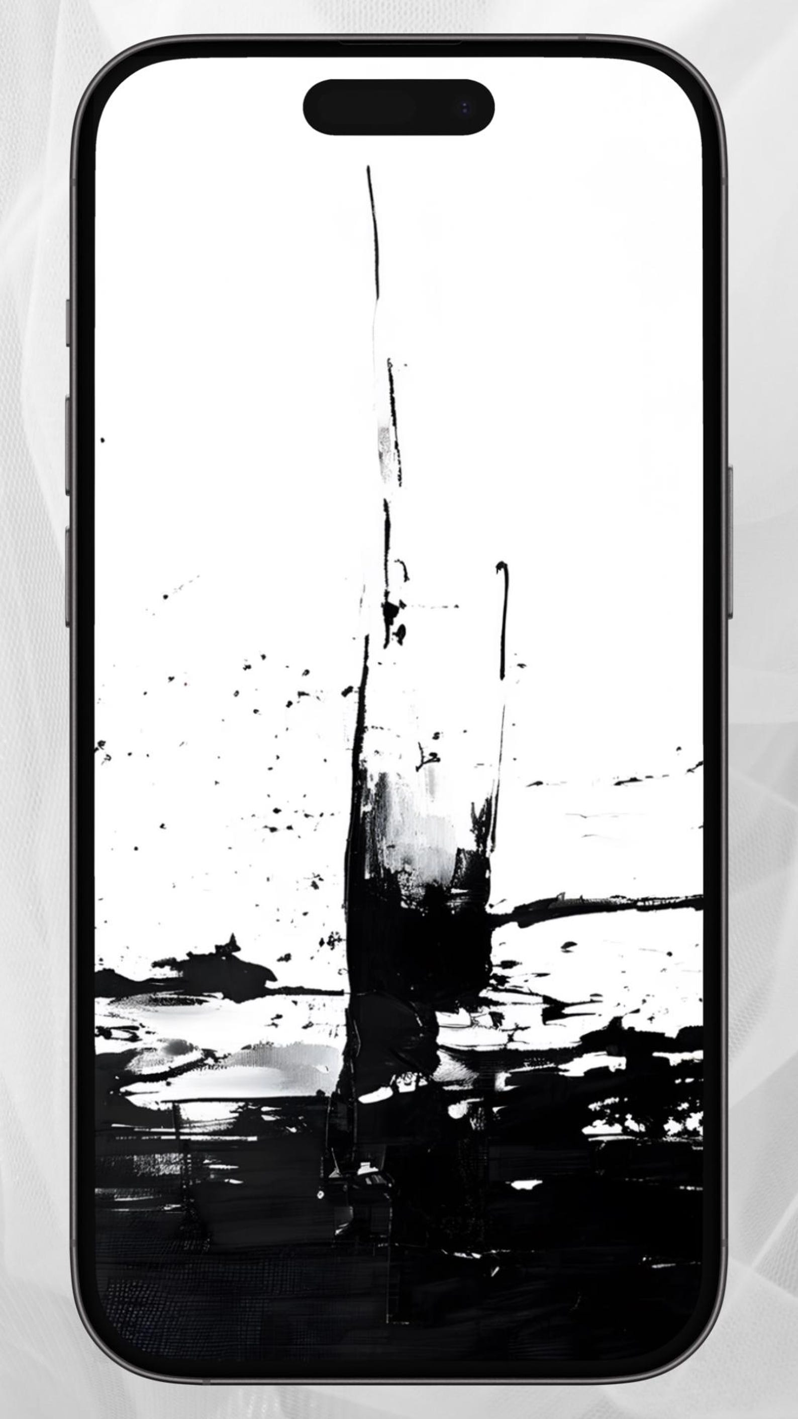 Minimalist Black & White Phone Wallpaper | iPhone Wallpaper BW Abstract