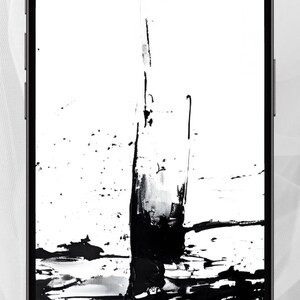 Minimalist Black & White Phone Wallpaper | iPhone Wallpaper BW Abstract ...