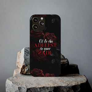 Zade Meadows Custodia per telefono, Run Little Mouse, Custodia per iPhone, Adeline inquietante, Merch libresco, Libri, Dark Romance, Booktok, Slim, Regali per lei