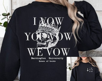 LORDS Series crewneck, ik beloof je dat we beloven, Lords, Bookish Merch, boeken, Dark Romance, Booktok, Gildan 18000,