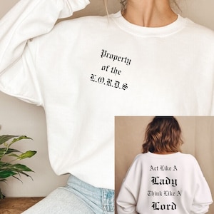 LORDS Series Crewneck, LORDS, LADY, I Vow You Vow We Vow, Bookish Merch, Books, Dark Romance, Booktok, The Ritual, Barrington University