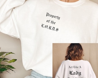 LORDS Series Crewneck, LORDS, LADY, I Vow You Vow We Vow, Bookish Merch, Books, Dark Romance, Booktok, The Ritual, Barrington University