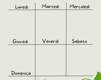 weekly planner