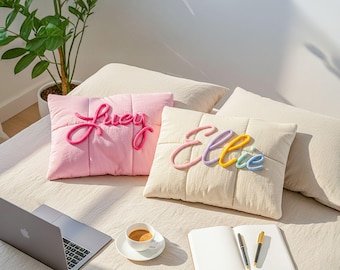 Personalized Puffy Laptop Sleeve:  Magnetic Closure, 12x16 Inch Laptop Case