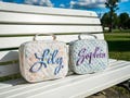 Christmas Gift of Peace & Joy, Personalized Bible Cover with Cross, Custom Name, Quilted Bible Case for Women