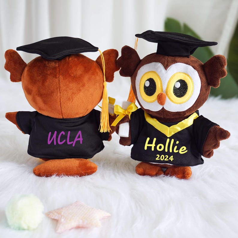 Personalized Graduation Plush Bear: Keepsake Gift for Grads - Etsy