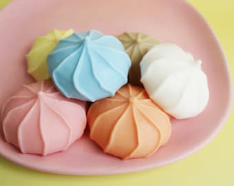 Meringue Cookie Soap - Dollop Soap, Frosting Soap, Party Favors, Wedding Favors, Soap Dessert, Soap Favors, Soap Cookies, Fake Food Soap