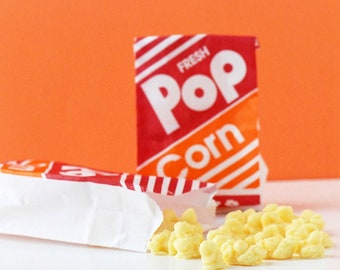 ポップコーン石鹸 - 食品石鹸、いたずら石鹸、石鹸の記念品、偽食品石鹸、ジョークギフト、パーティーの記念品、サーカスバス、カーニバル石鹸、子供用石鹸、面白い