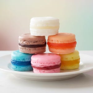 French Macaron Soap Set: Bakery Inspired Gift, Dessert Favor, Colorful Bath Treat