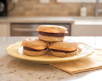ミニハンバーガーソープセット：ヴィーガン対応の食品型ソープパーティーグッズ