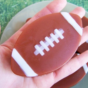 Chocolate Football Soap Kids Soap, Soap Favors, Sports, Gift For Him, Boys Soap, Party Favors, Birthday, NFL, Novelty Soap, Gift For Him image 4