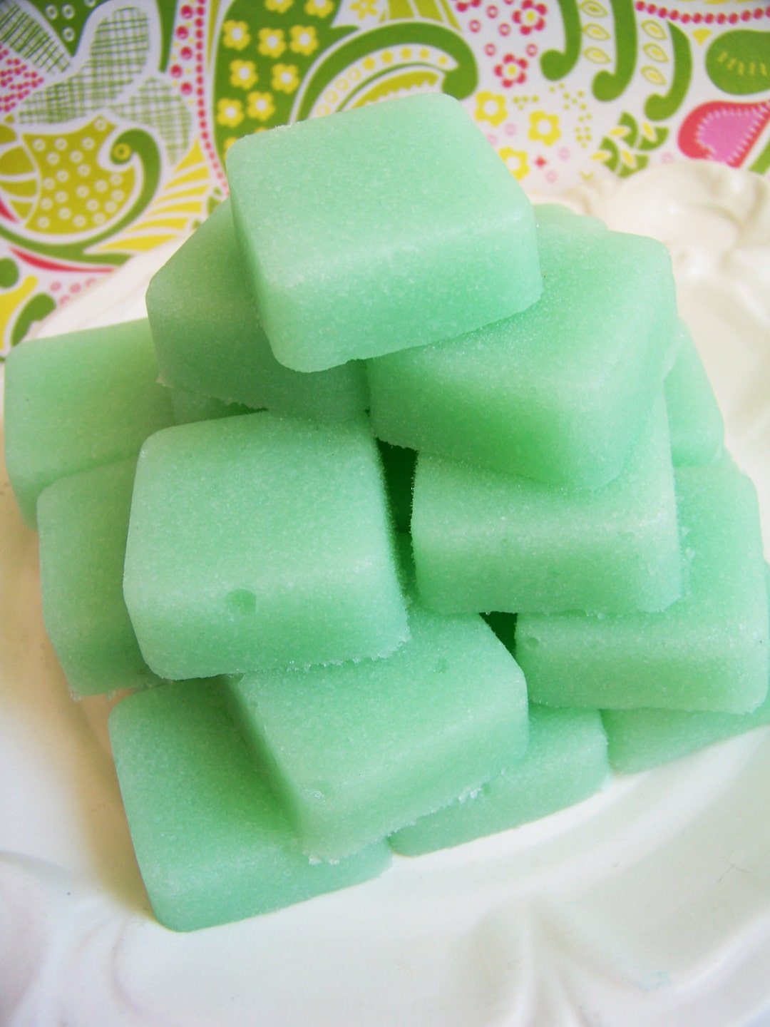 Solid Sugar Scrub Soap Mint Set Scrub Soap, Mint Scrub, Skin Care