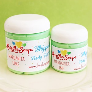 Whipped Body Butter Margarita Lime - Body Lotion, Bath Whip, Whipped Lotion, Skin Care, Gift For Her, Gift For Him, Body Frosting, Vegan