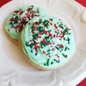 Christmas Cookie Soap  - Cookie Scented, Stocking Stuffer, Kids Gift, Food Soap, Frosted Cookies, Sprinkle Soap, Holiday Gift, Under 10, Kid