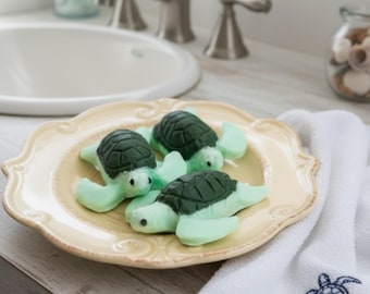 Sea Turtle Soap: Ocean Breeze Scented, Vegan Friendly