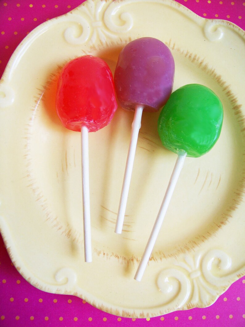 Candy Soap Lollipop Set Candy Soap Blow Pop Soap Lolly Etsy