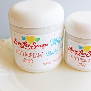 Whipped Body Butter Buttercream Icing Body Lotion, Body Whip, Body Frosting, Moisturizing, Whipped Lotion, Hand Cream, Cake, Dessert image 2