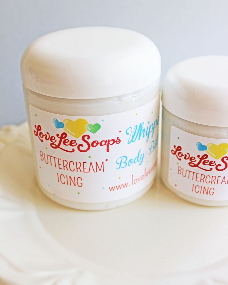 Whipped Body Butter Buttercream Icing Body Lotion, Body Whip, Body Frosting, Moisturizing, Whipped Lotion, Hand Cream, Cake, Dessert image 2