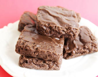 Brownie Soap - Chocolate Soap, Dessert Soap, Soap Favors, Fake Food Soap, Soap Favors, Kids Soap, Bakery Soap, Bath, Brownies, Cake Soap