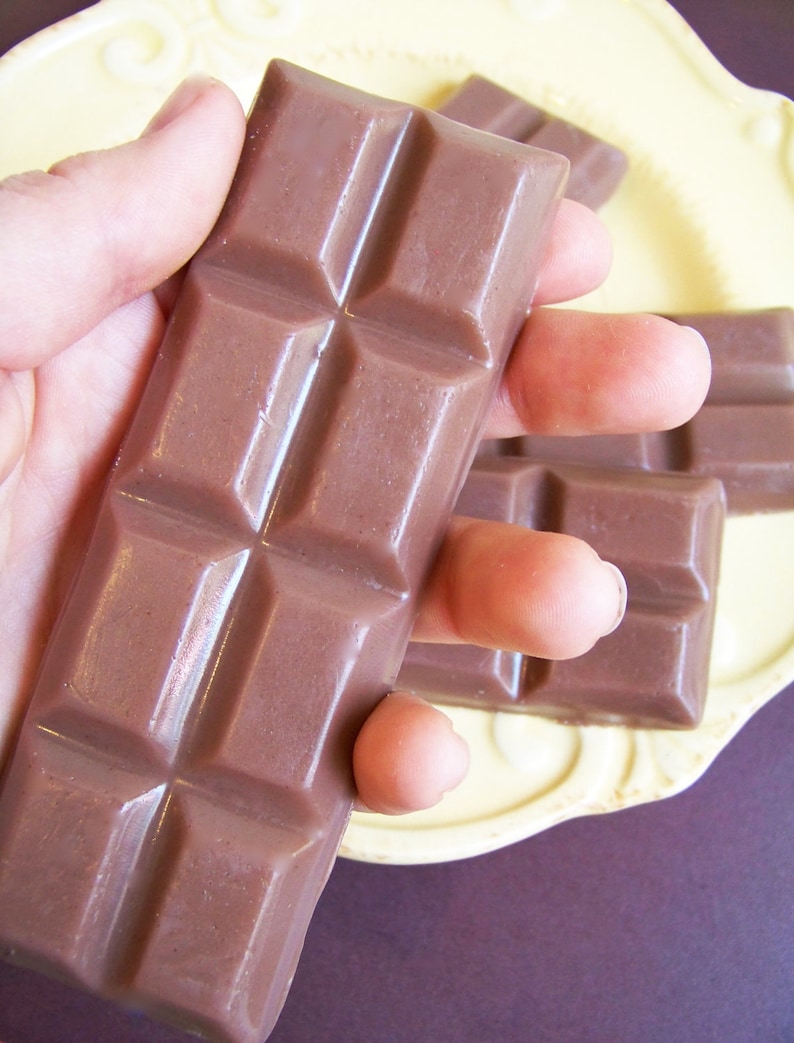 Chocolate Candy Bar Soap Set Candy Soap Chocolate Bar Soap Etsy