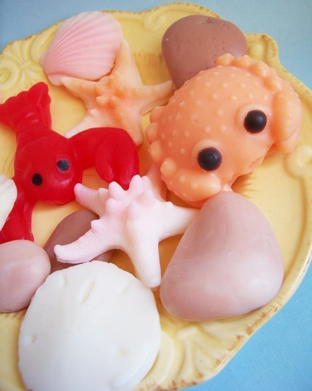Beach Soap Fun in the Sun Set - Sea Shell Soap, Crab Soap, Lobster Soap ...