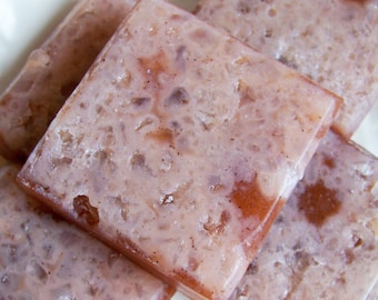 Salt Scrub Soap Bar Sea Salt Caramel - Soap Scrub, Exfoliating, Candy Soap, Salted Caramel, Soap Gift, Skin Care, Party Favors, Spa Soap