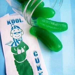 Pickle Soap Set - Cucumber Melon, Cool Cuke, Party Favors, Food Soap, Gag Gift, Kids Soap, Fake Food Soap, Party Favors, Gift For Him