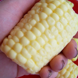 Corn On The Cob Soap Food Soap, Corn Soap, BBQ Soap, Party Favors, Gag Gift, Gift for Him, Prank Soap, Lemon Scent, Soap Favors, Kids Soap image 4