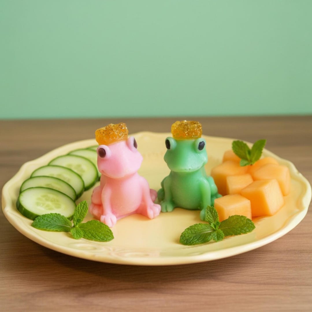 トロールビーズ 正規品 Frog Prince TAGBE-30077 Frog Prince and Princess Soaps: Cucumber Melon Scent, Fairy Tale