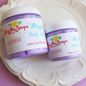 Whipped Body Butter Lavender Lavender Lotion, Flower, Whipped Lotion, Skin Care, Body Lotion, Gift For Her, Body Butter, Body Frosting image 3