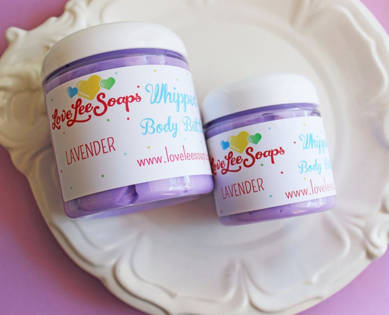 Whipped Body Butter Lavender Lavender Lotion, Flower, Whipped Lotion, Skin Care, Body Lotion, Gift For Her, Body Butter, Body Frosting image 3