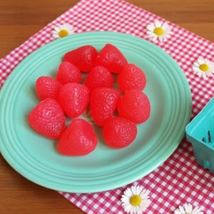 Strawberry Soap Set: Realistic Fruit Scented Soap Favors