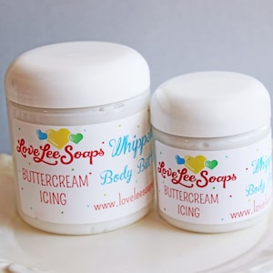 Whipped Body Butter Buttercream Icing- Body Lotion, Body Whip, Body Frosting, Moisturizing, Whipped Lotion, Hand Cream, Cake, Dessert