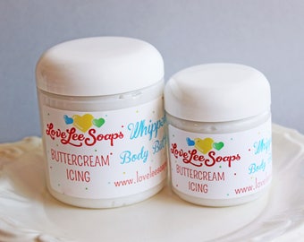 Whipped Body Butter Buttercream Icing- Body Lotion, Body Whip, Body Frosting, Moisturizing, Whipped Lotion, Hand Cream, Cake, Dessert