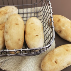 Potato Soap: Cinnamon Scented Gag Gift in Burlap Bag