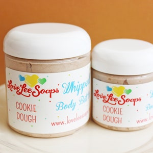 Whipped Body Butter Cookie Dough - Body Lotion, Body Frosting, Body Whip, Skin Care, Chocolate Chip, Teen Gift, Gift For Her, Cookies