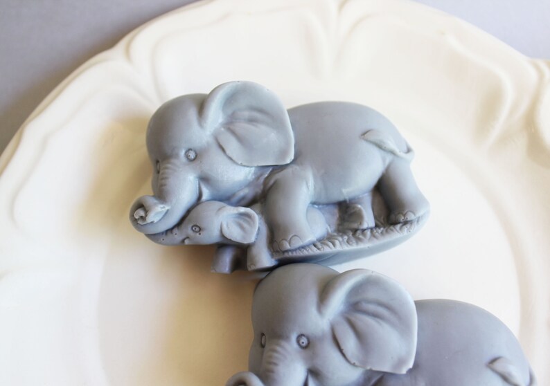 Elephant Soap Soap Favors Baby Shower Lavender Soap Etsy Ireland