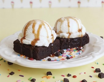 Jabón de helado de brownie: Jabón de baño con sabor a postre de chocolate